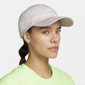 Nike Unisex L/XL Violet White Club Unstructured Just Do It Cap Adjustable F2